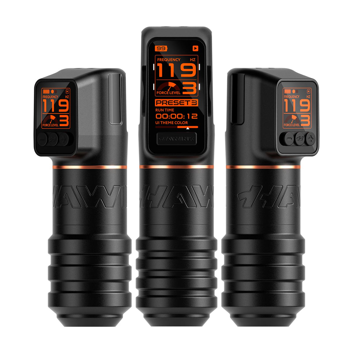 Hawink Wireless Tattoo Machine Brushless Motor 3.5-4.5mm Strokes Length | H1
