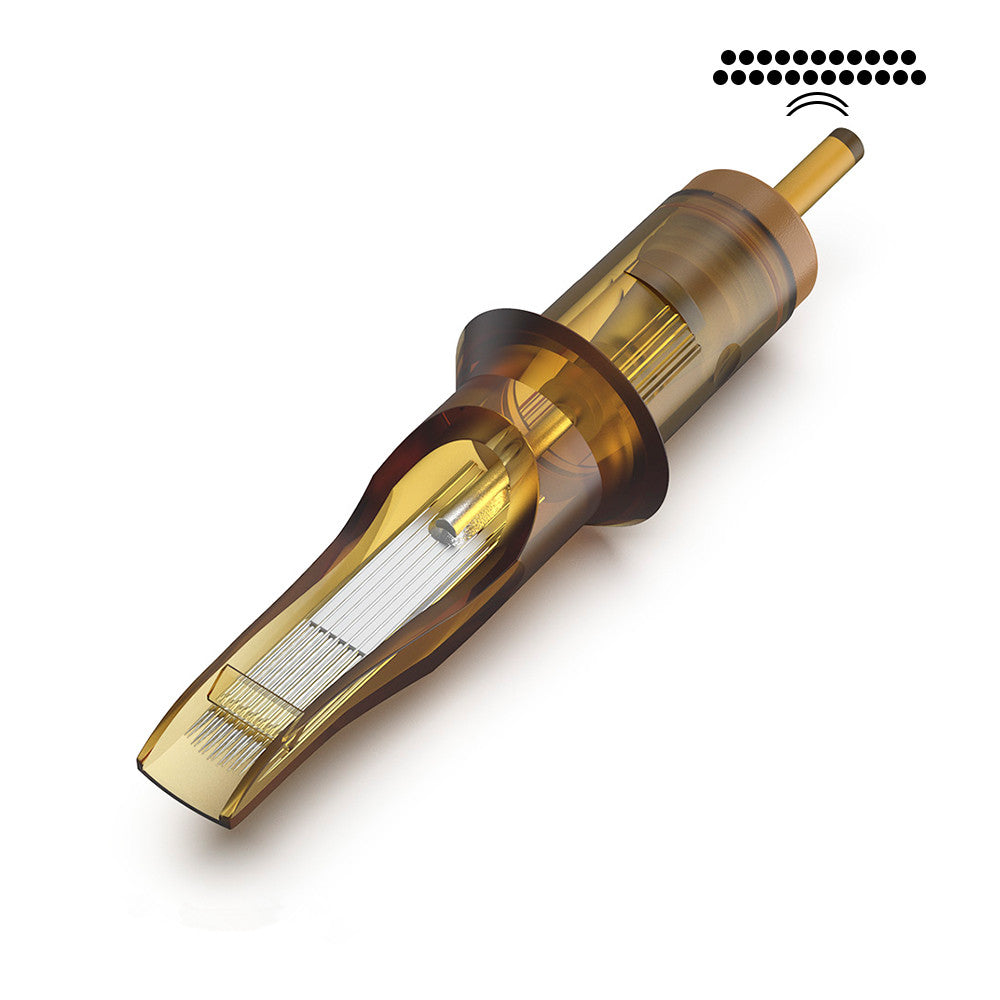 RHEIN Revolution Cartridge Needles Curved (Round) Magnum RM Open Flat 20PCS/Box