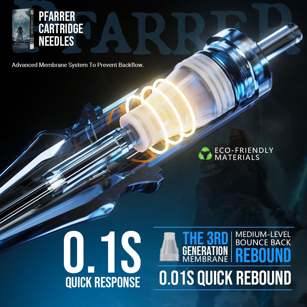 PFARRER Tattoo Needle Cartridge Mix Size 50Pcs