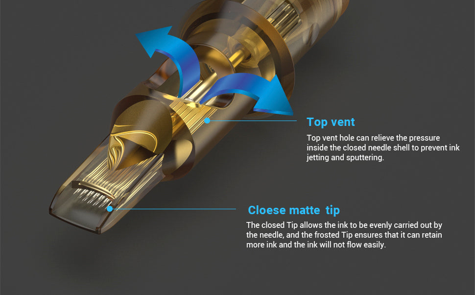 Rhein Professional Disposable Tattoo Cartridge Needles Mix Size 50Pcs/box