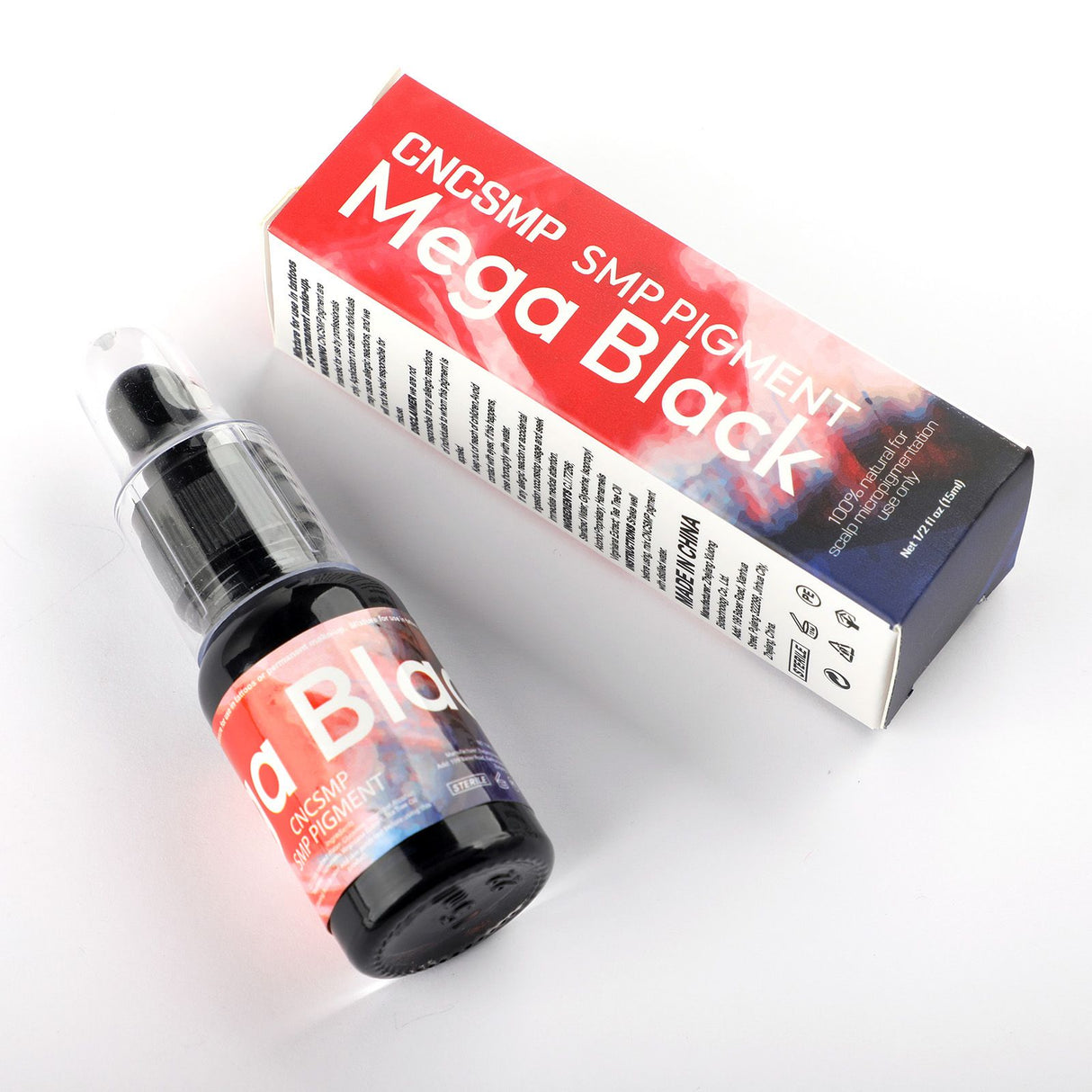 CNCSMP Mega Black Ink for Scalp Micropigmentation 15ml