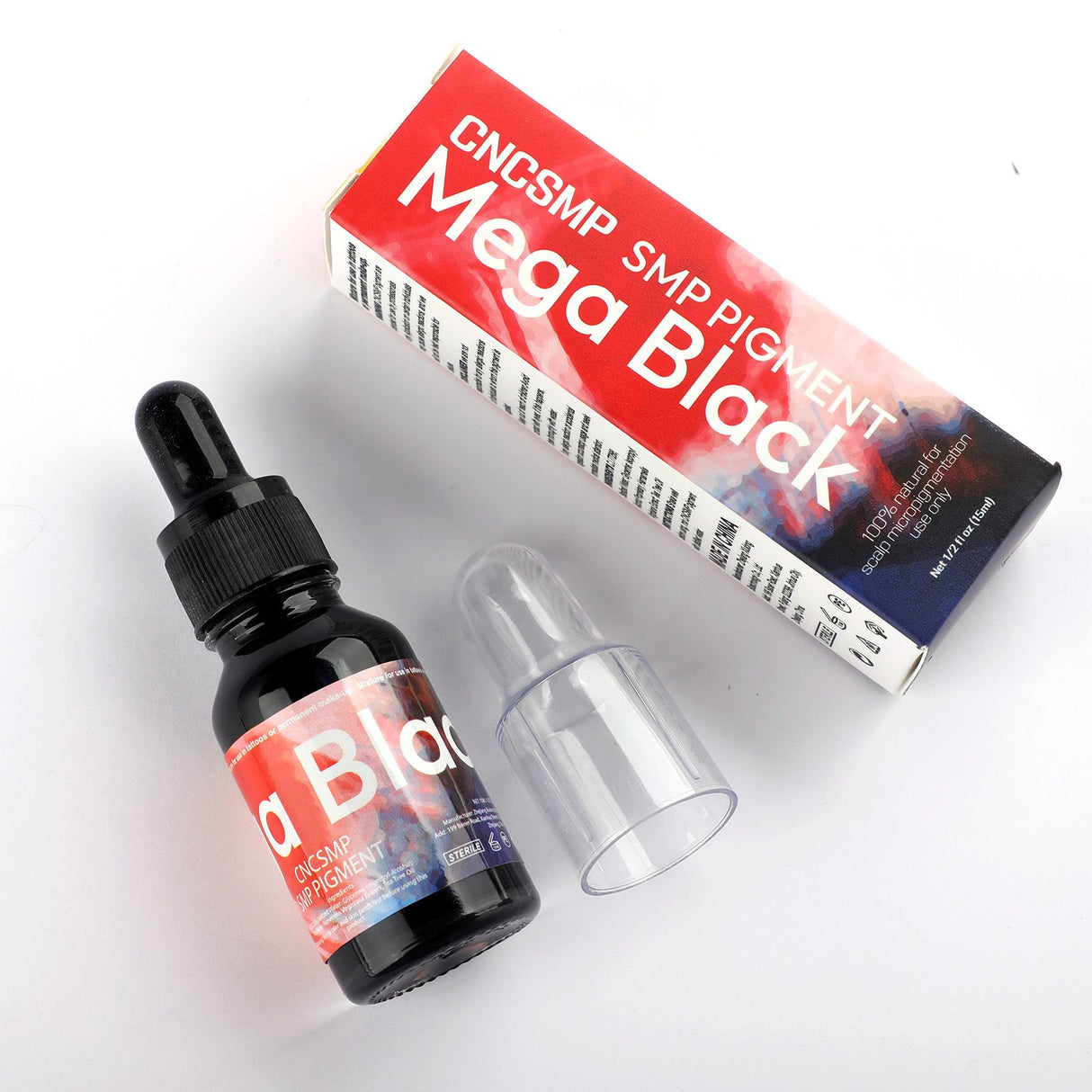 CNCSMP Mega Black Ink for Scalp Micropigmentation 15ml