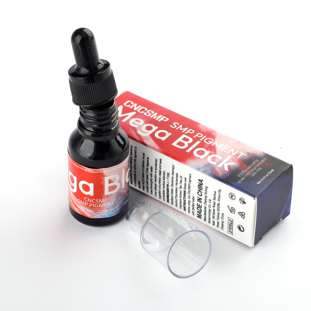 CNCSMP Mega Black Ink for Scalp Micropigmentation 15ml