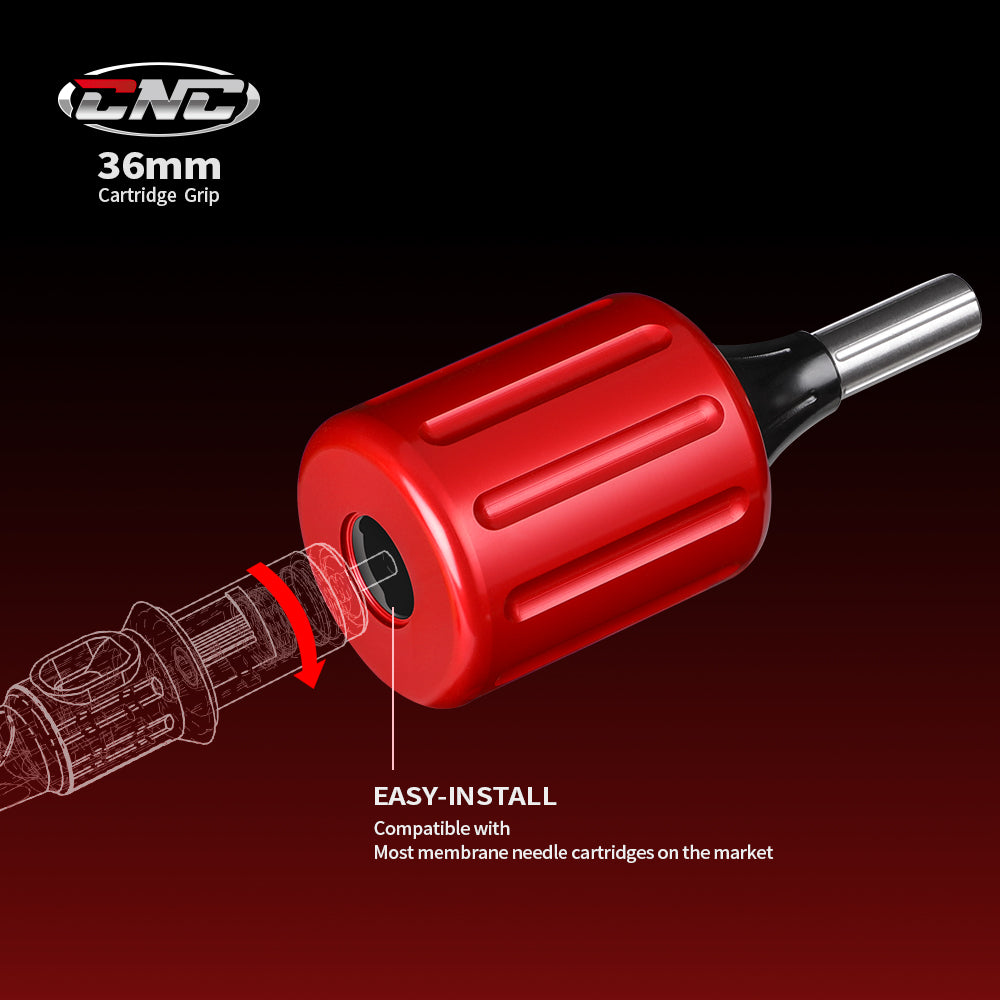 Hawink Tattoo Needle Cartridges Grip 36mm Full Adjustable for All Coil Machines and Rotary Tattoo Machines G2