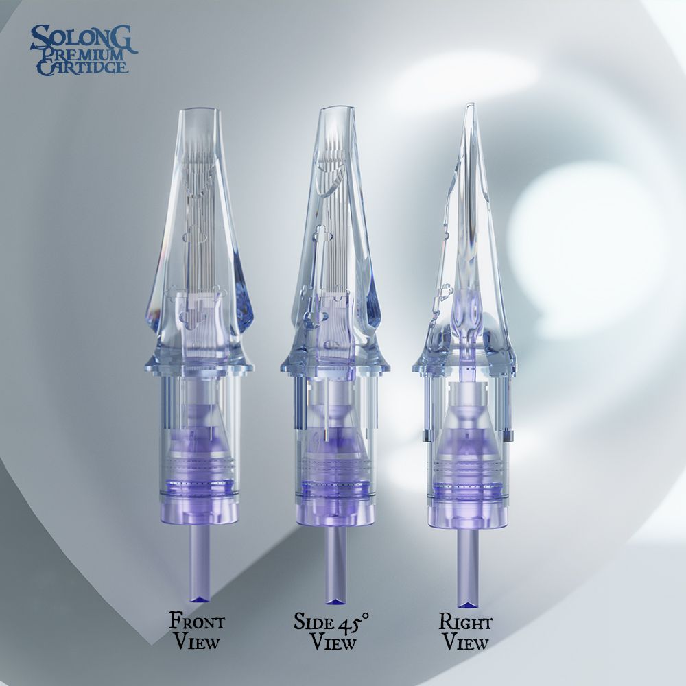 Solong Tattoo Needle Cartridge Curved Magnum RM