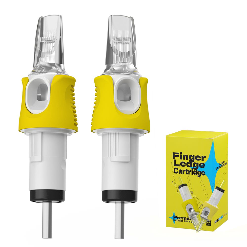 Quelle Silicone Tattoo Finger Ledge Cartridges Needles Mixed Pack 40Pcs/box