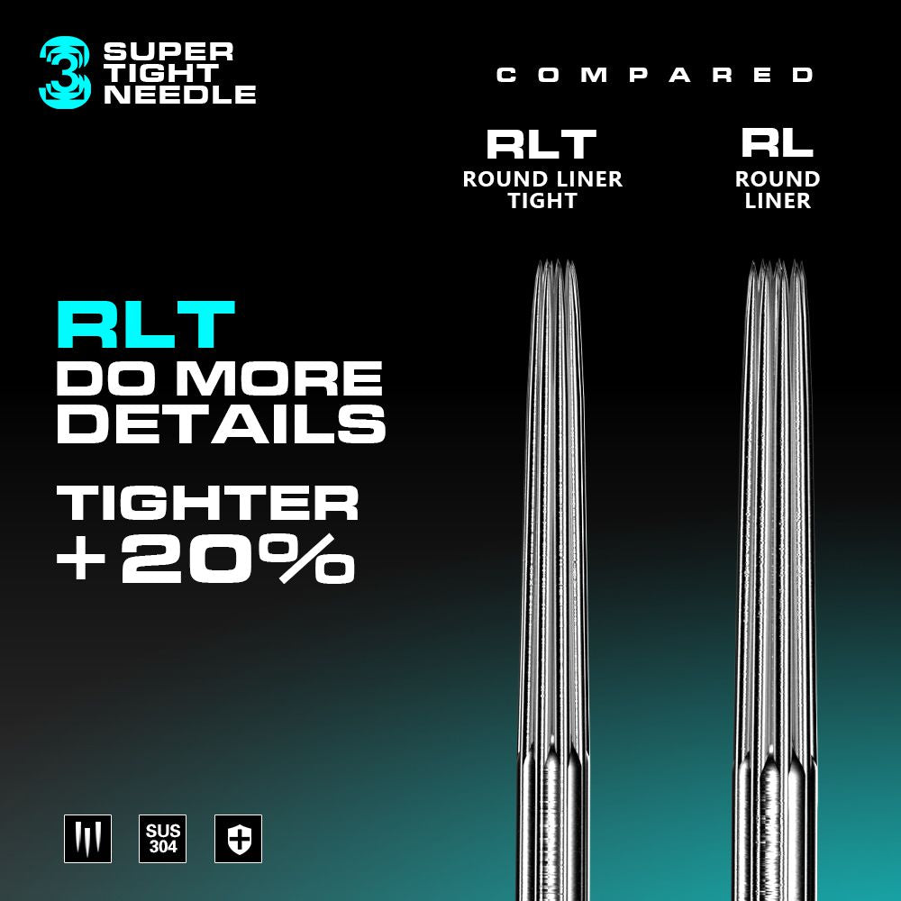 Quelle Tattoo Needles Cartridge Super Tight Round Liner