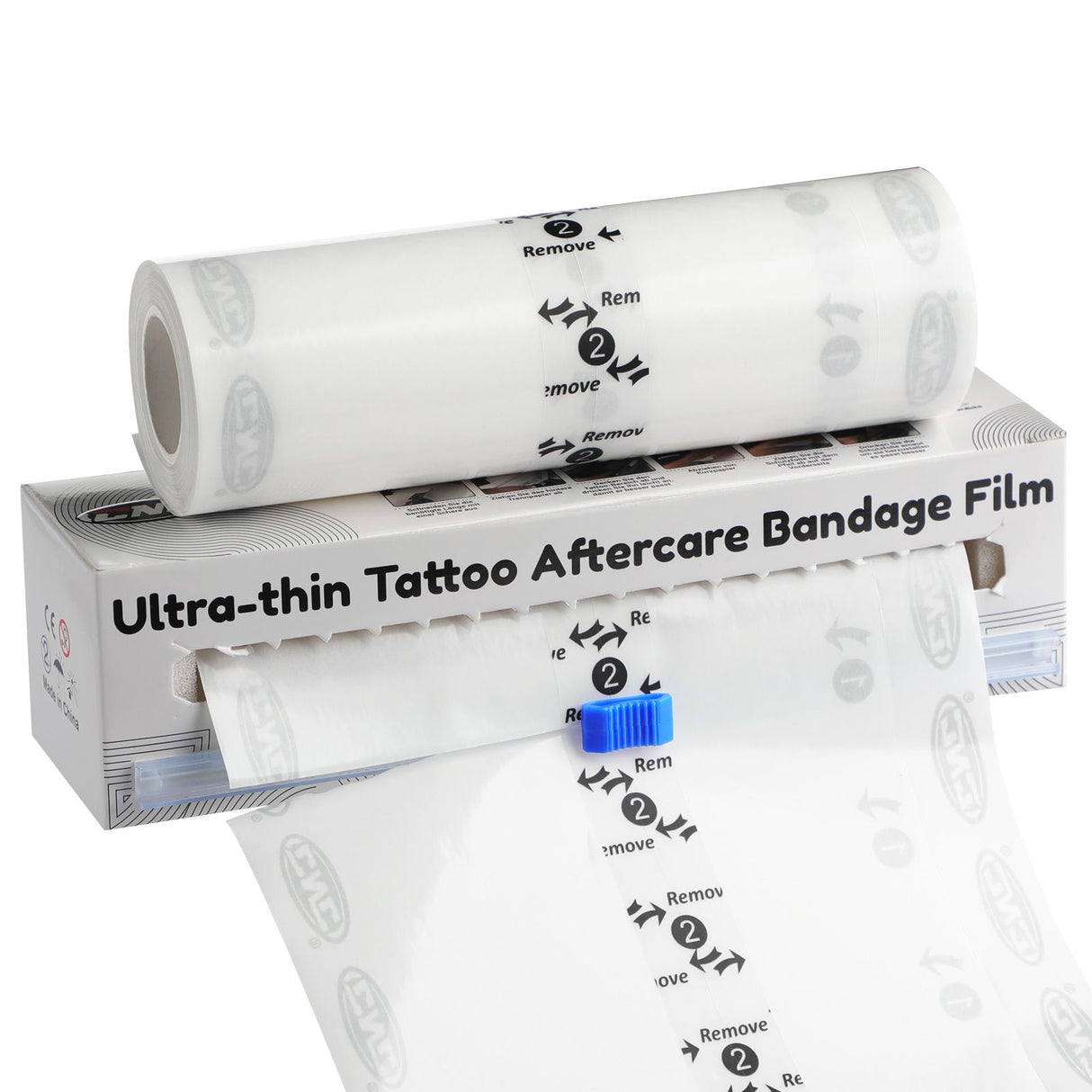 CNC Tattoo Aftercare Bandage Protective Film With Sliding Cut 6"X 5.5 Yard