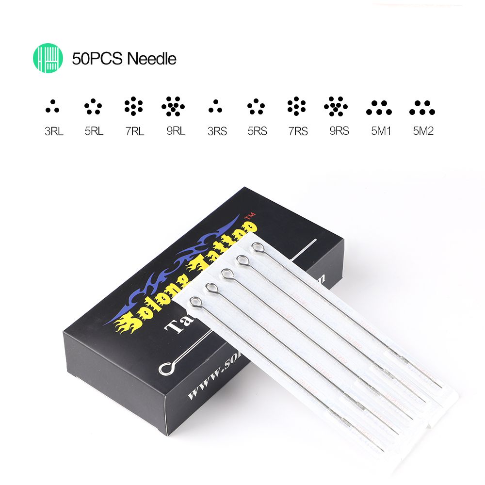 Coil Tattoo Machine Kit 4 Pro Coil Tattoo Guns 54 Inks Power Supply Foot Pedal Needles Grips Tips Carry Case - Hawink