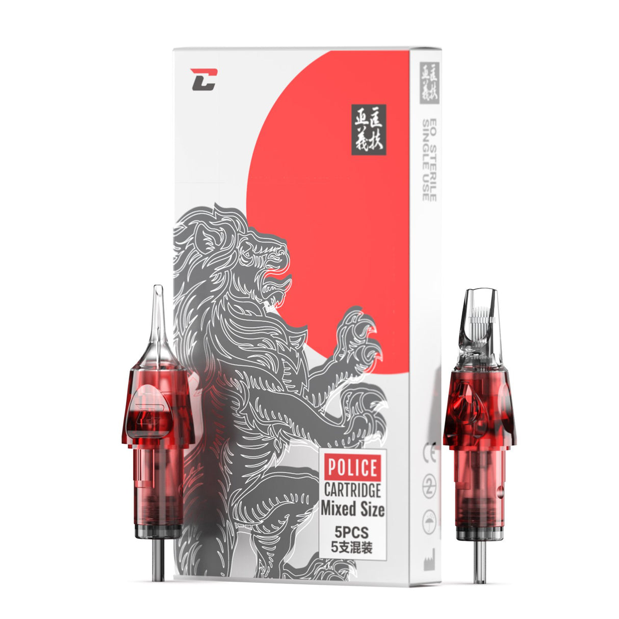 CNC® Police Tattoo Needle Cartridge Sample Needles 5pcs