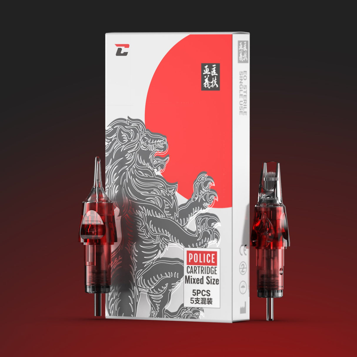 CNC® Police Tattoo Needle Cartridge Sample Needles 5pcs