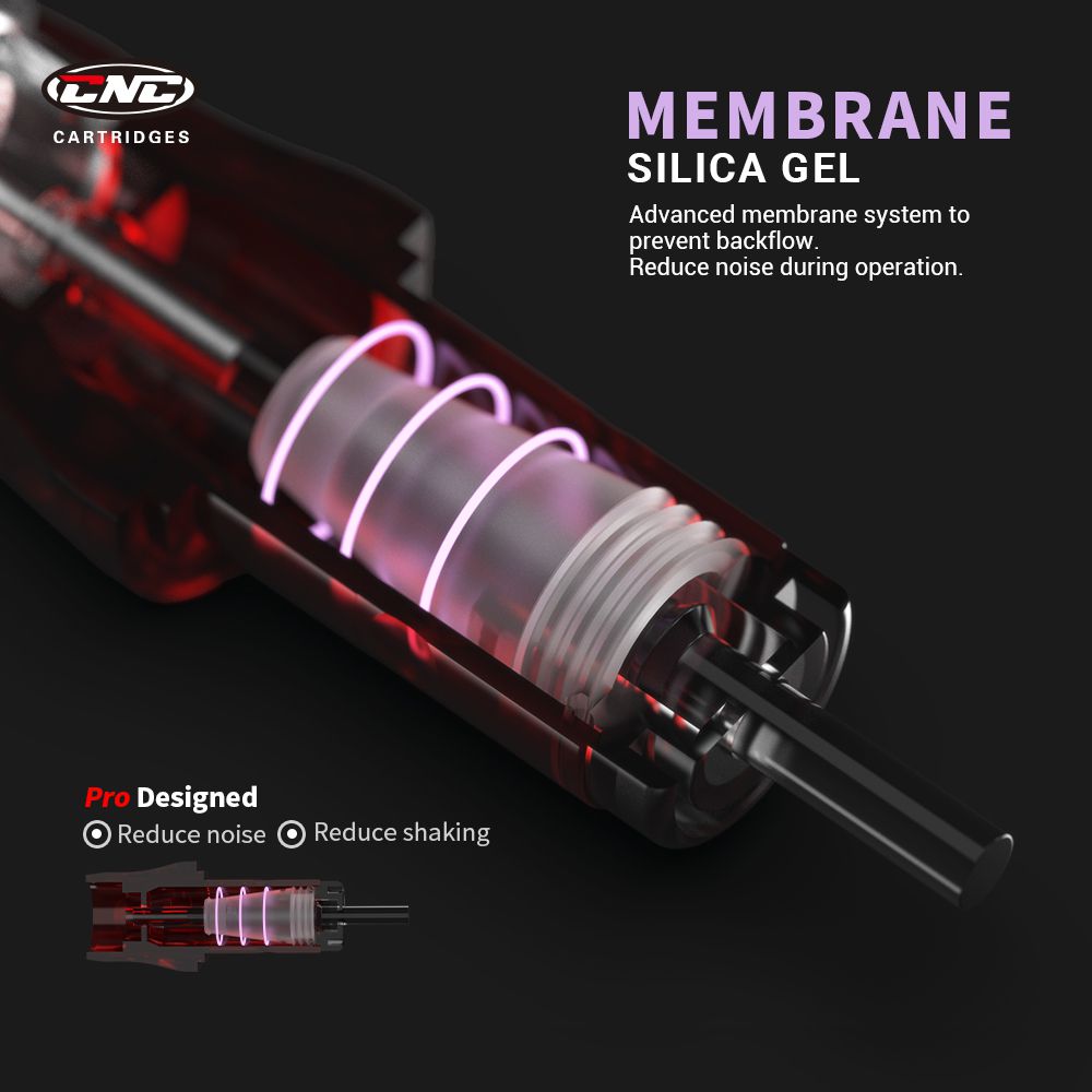 CNC® Police Tattoo Needle Cartridge Round Magnum 20pcs