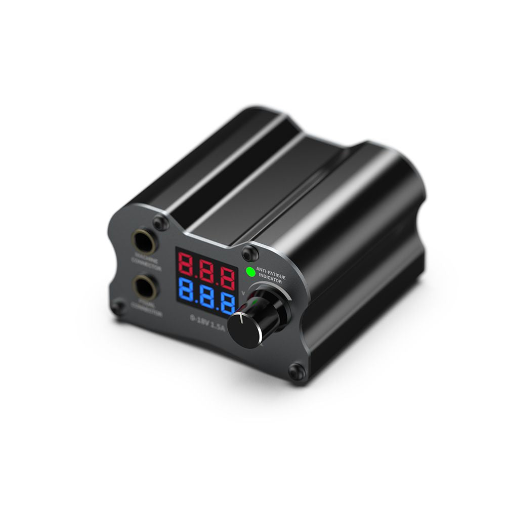 Aluminum Digital LED Display Black P189 Tattoo Power Supply