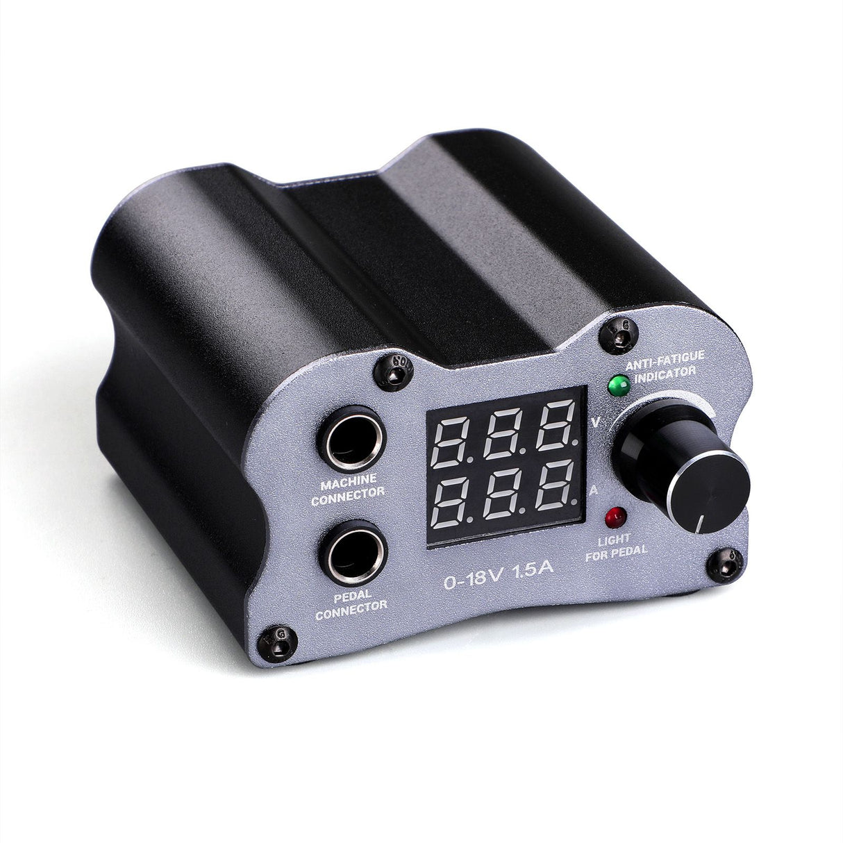 Aluminum Digital LED Display Black P189 Tattoo Power Supply