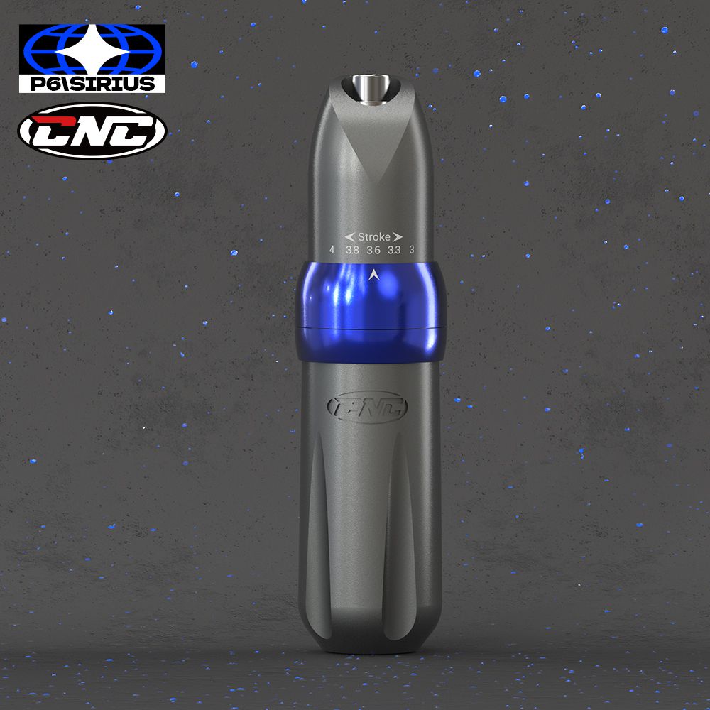 CNC Sirius Adjustable Stroke Tattoo Machine Pen P6 Grey