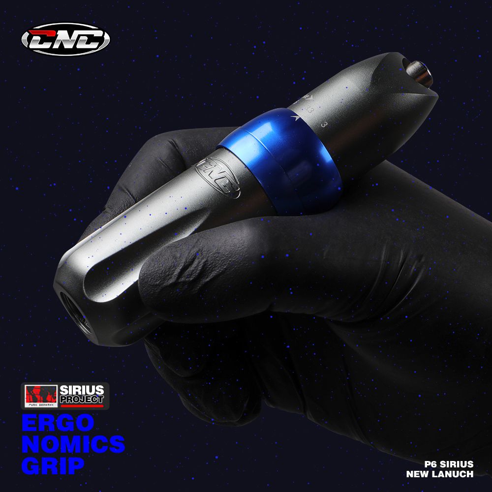 CNC Sirius Adjustable Stroke Tattoo Machine Pen P6 Grey
