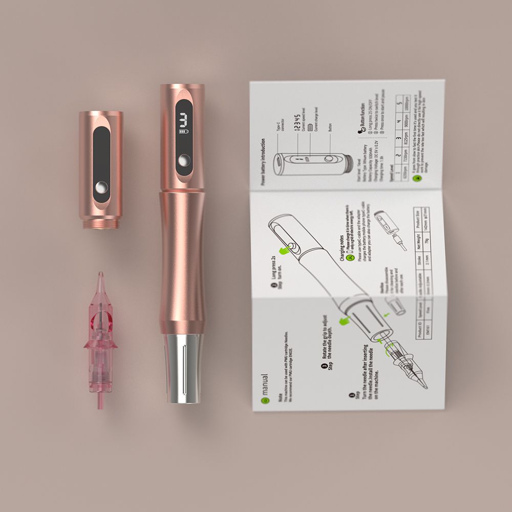 Effeer Wireless Permanent Makeup Machine Rose Gold