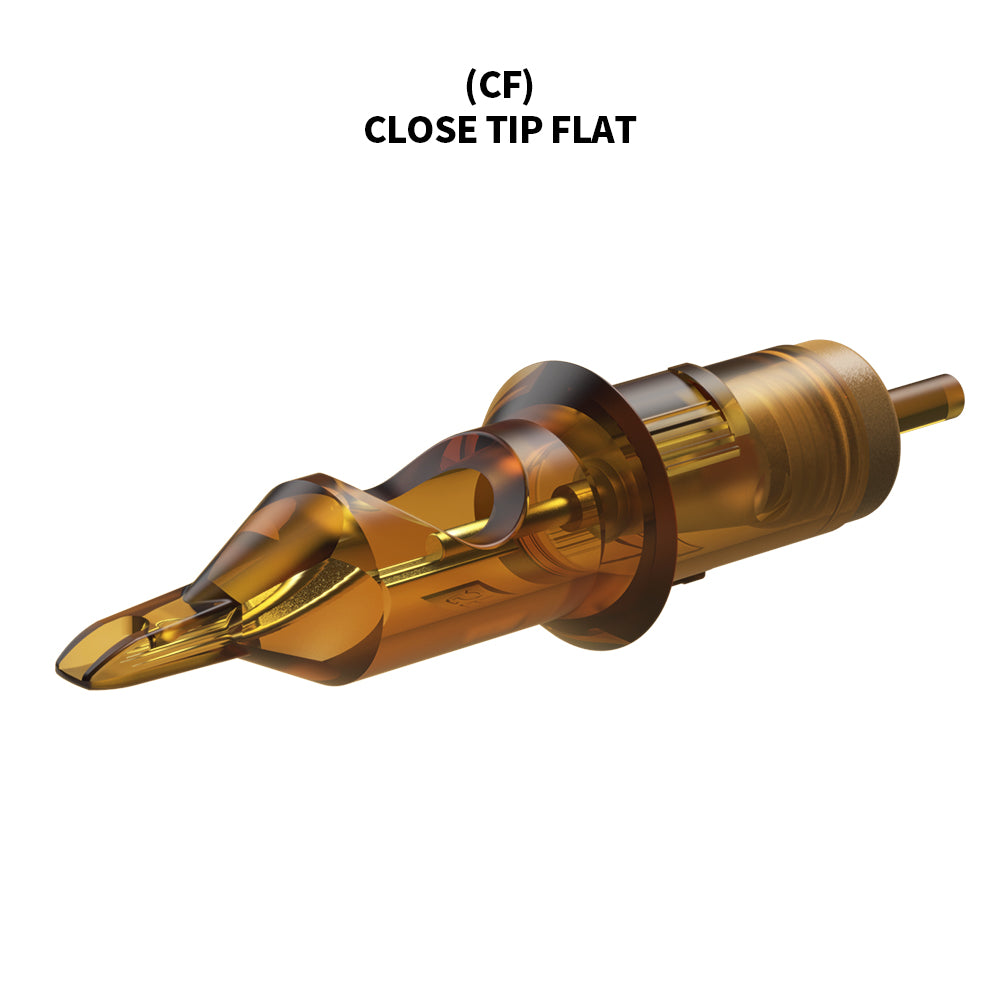 HAWINK RHEIN Revolution Cartridge Needles Curved (Round) Magnum #10 0.30mm #12 0.35mm Close Flat 20PCS/Box