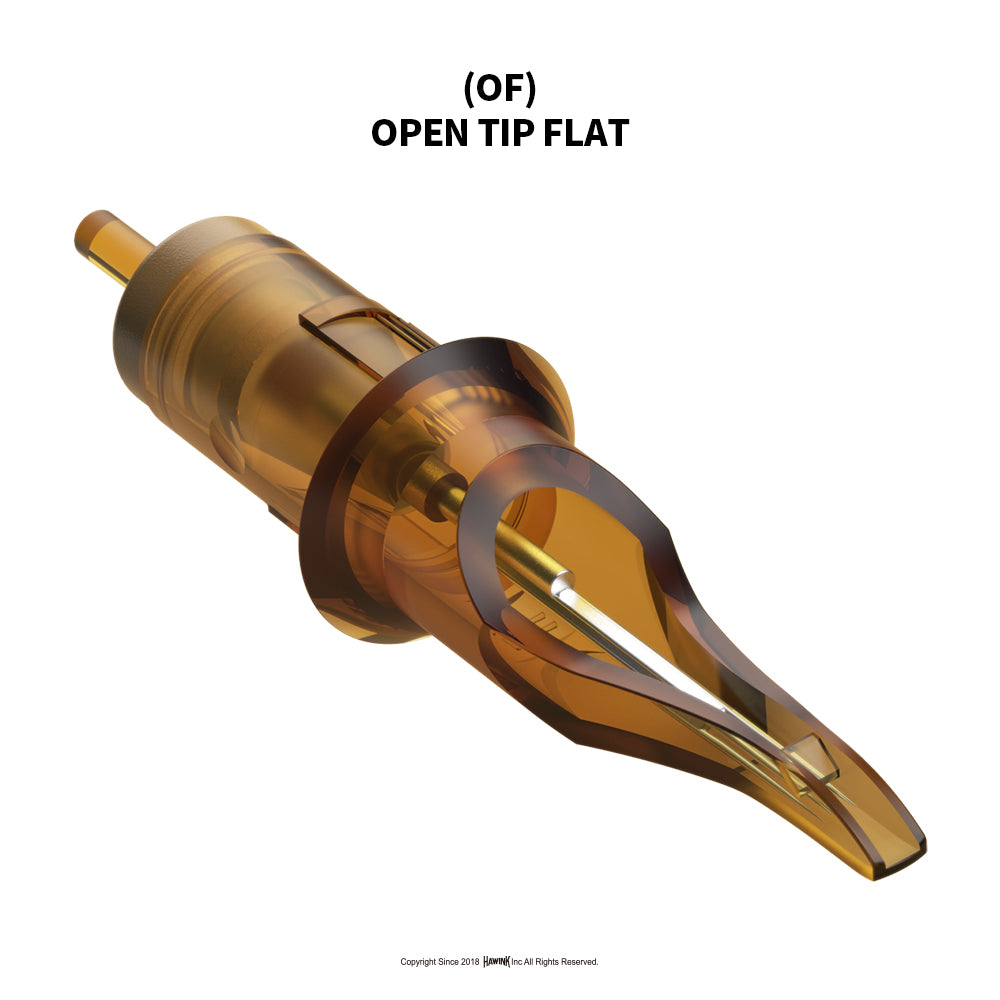 HAWINK RHEIN Revolution Cartridge Tattoo Needles Magnum Shader Open Flat 20PCS/Box 0.30 mm(#10) – 0.35mm(#12)