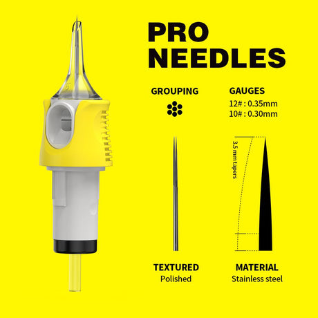 Hawink Silicone Tattoo Finger Ledge Cartridges Needles Round Liner/RL