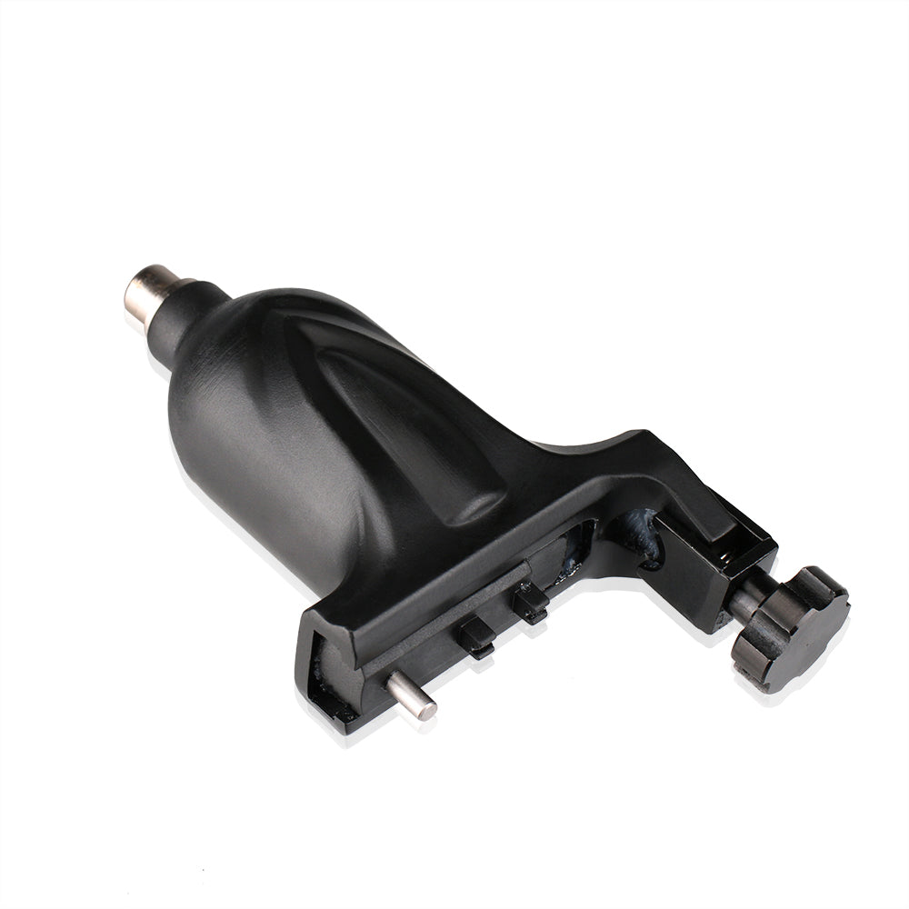 New Aluminium Alloy Rotary Tattoo Machine Gun Strong 10w Motor Black - Hawink