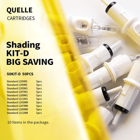 Quelle Professional Disposable Tattoo Needle Cartridge Mix Size 50Pcs/box