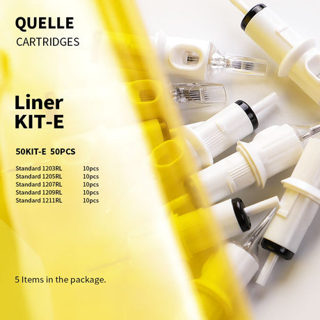 Quelle Professional Disposable Tattoo Needle Cartridge Mix Size 50Pcs/box