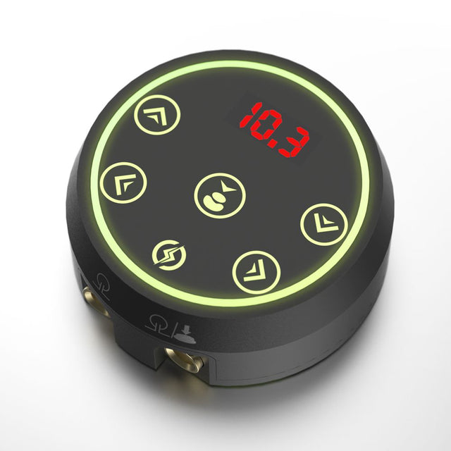 Tattoo Machine Power Supply Adjustable Intelligent Light Black 2-12V