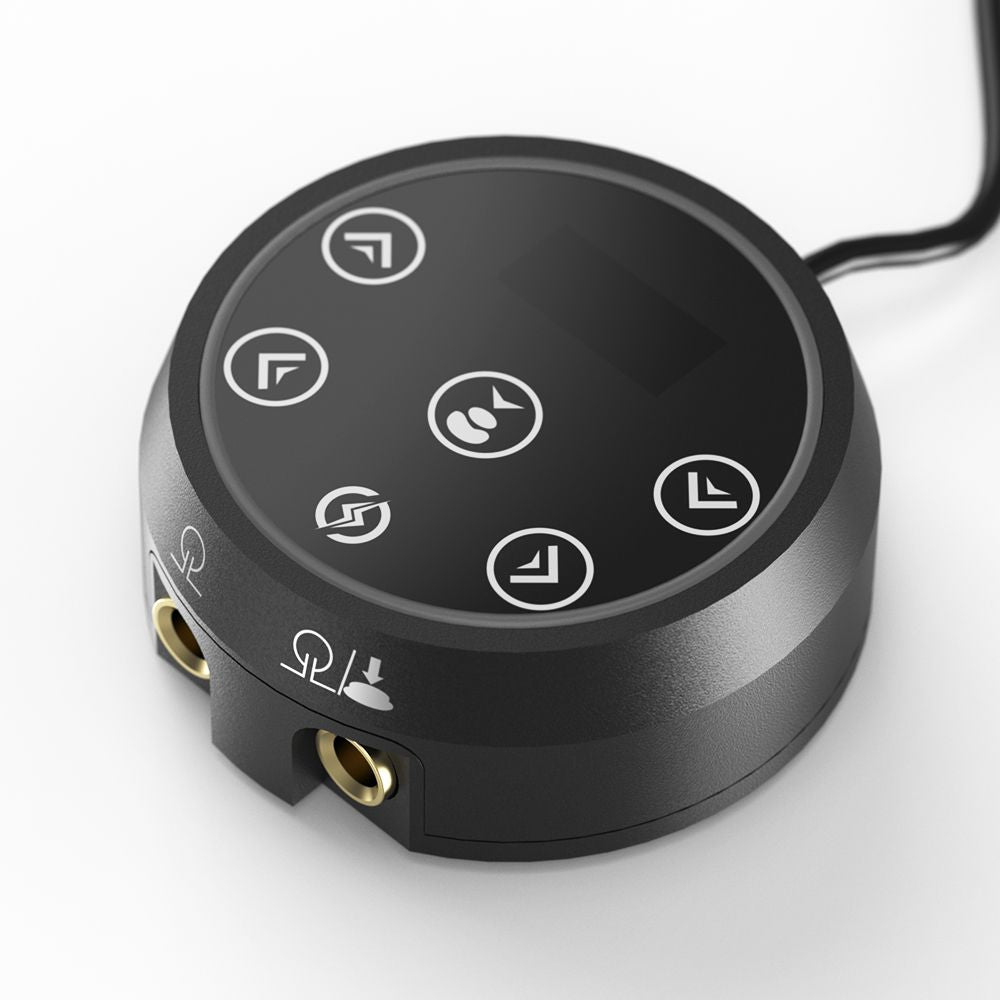 Tattoo Machine Power Supply Adjustable Intelligent Light Black 2-12V