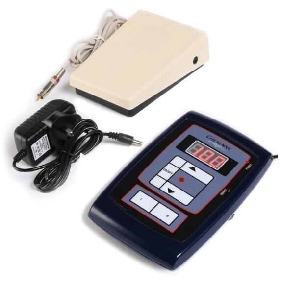 Hawink Tattoo New LED Digital Tattoo Power Supply+ Foot Pedal + Clip Cord Kit - Hawink