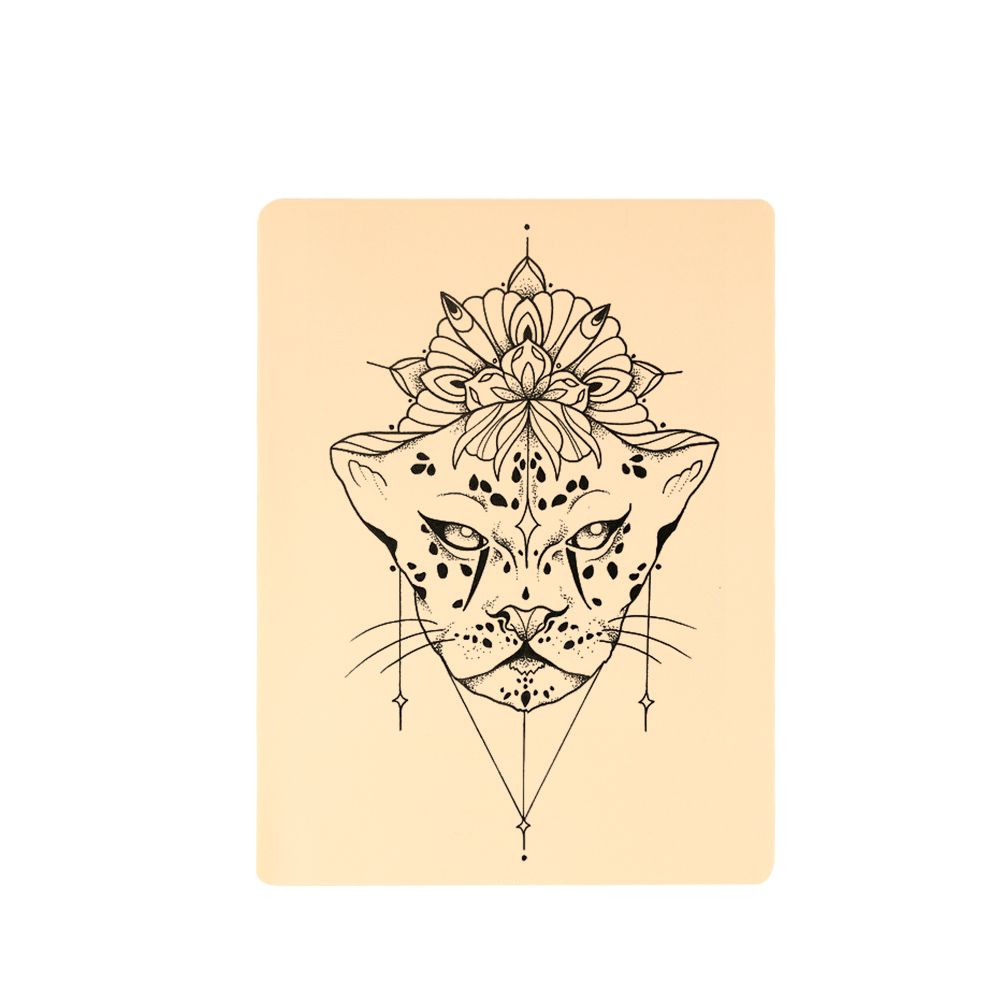 Silicone Double Sides 10 Pcs Blank Tattoo Practice Skins Small Size for Beginners