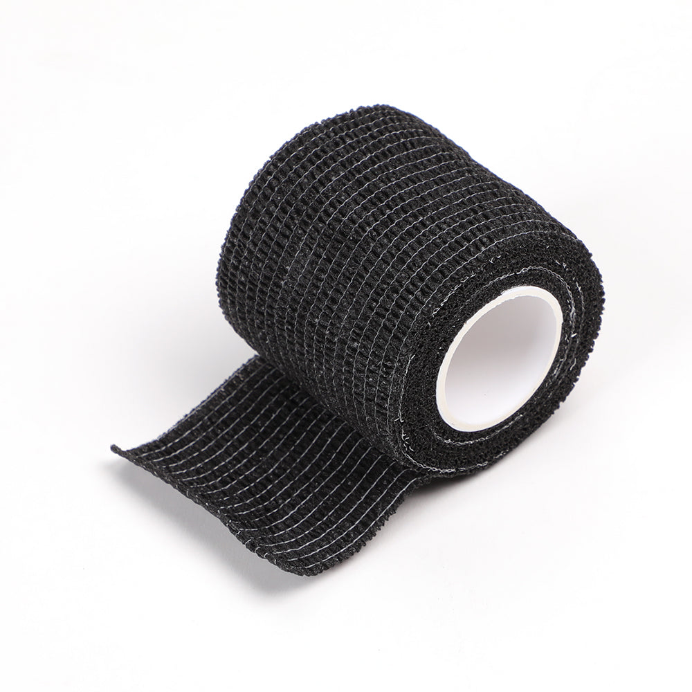 Solong Tattoo Non Woven Tattoo Grip Bandage Black Professional cohesive elastic bandage 6pcs/box