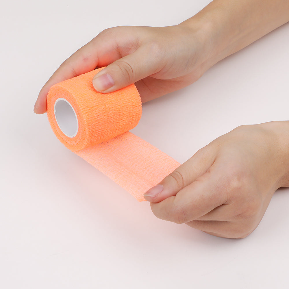 HAWINK Non Woven Tattoo Grip Bandage colorful Professional cohesive elastic bandage 6pcs/box