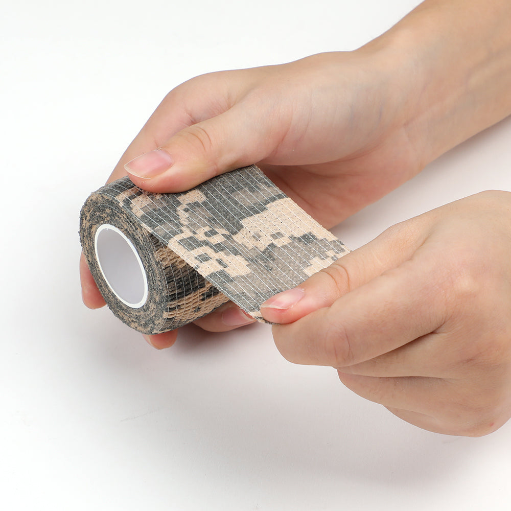 Non Woven Tattoo Grip Bandage camo color Professional cohesive elastic bandage 6pcs/box