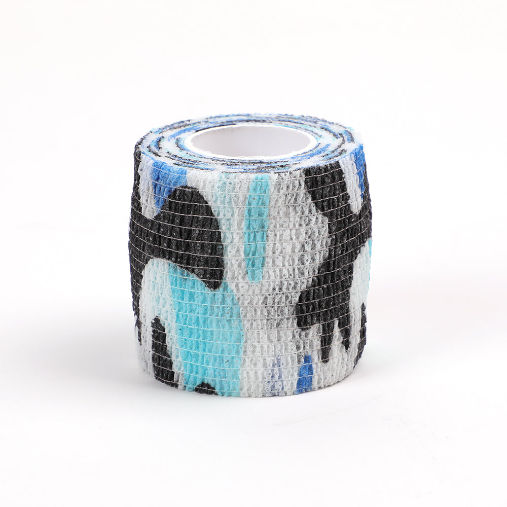 Non Woven Tattoo Grip Bandage camo color Professional cohesive elastic bandage 6pcs/box