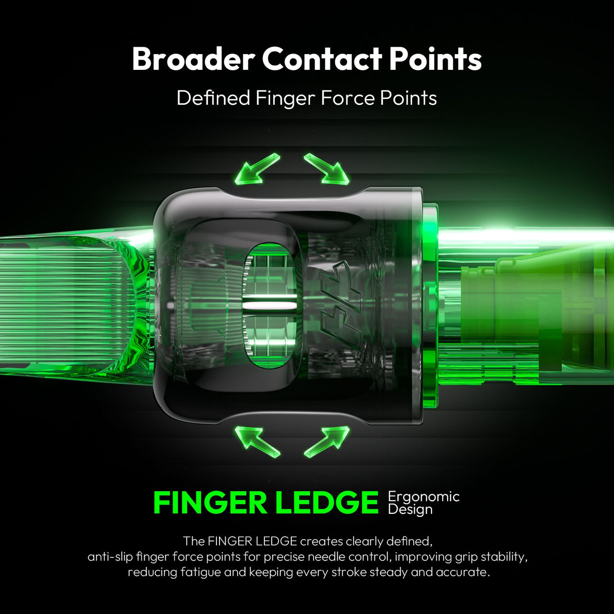 Hawink RGB Tattoo Finger Ledge Cartridges Needles Mixed Pack 50Pcs/box(Only send to US)