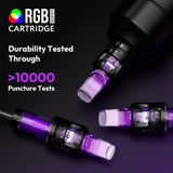 Hawink RGB Tattoo Finger Ledge Cartridges Needles Round Magnum