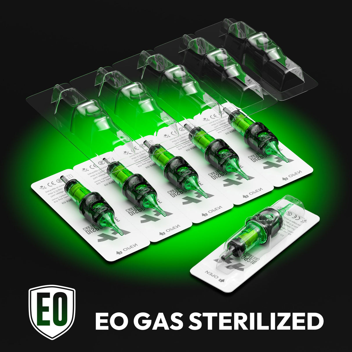 Hawink RGB Tattoo Finger Ledge Cartridges Needles Mixed Pack 50Pcs/box(Only send to US)