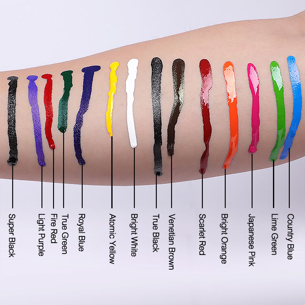 Intenze 19 Color Tattoo Ink Set | Dermasoft Tattoo