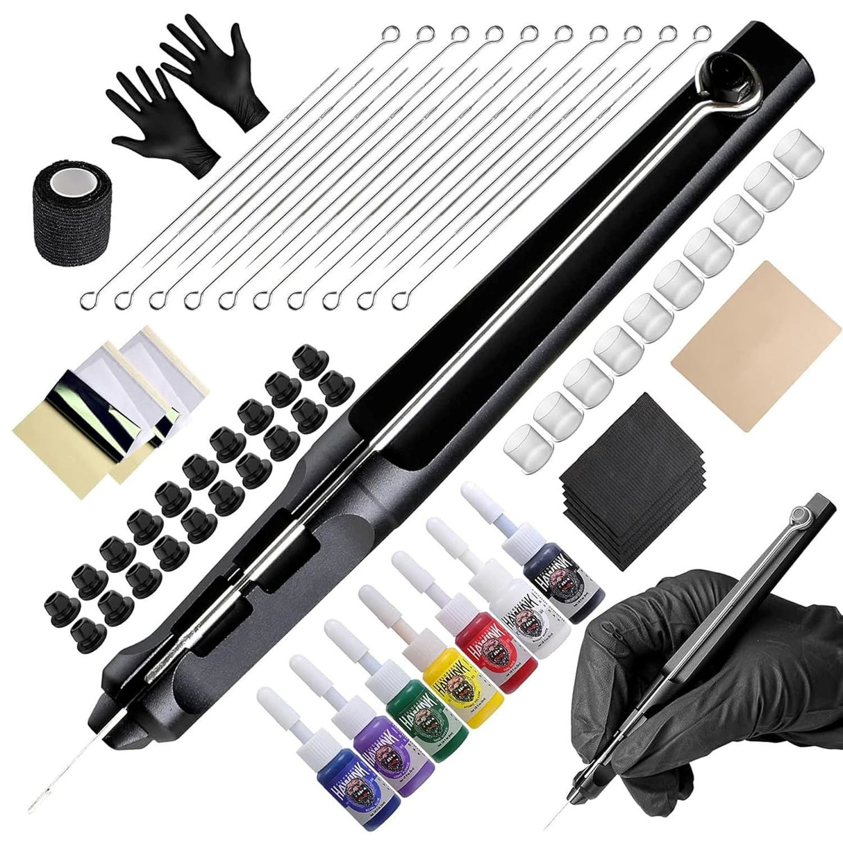 Hawink Hand Made Poke and Stick Tattoo Tool Kit
