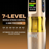 Hawink Wireless Tattoo Machine Kit Adjustable 2.0MM-4.2MM Strokes E300