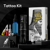 HAWINK Wireless Tattoo Machine Kit Adjustable Strokes 2.4-4.2mm Dot Mode