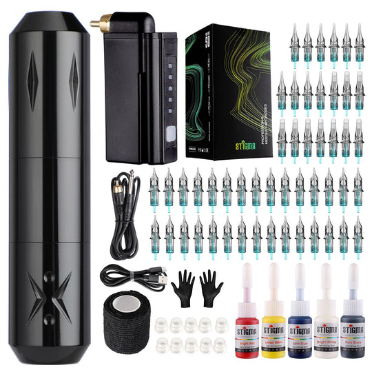 Hawink Wireless Tattoo Machine Kit For Beginners With Battery And Tattoo Needles