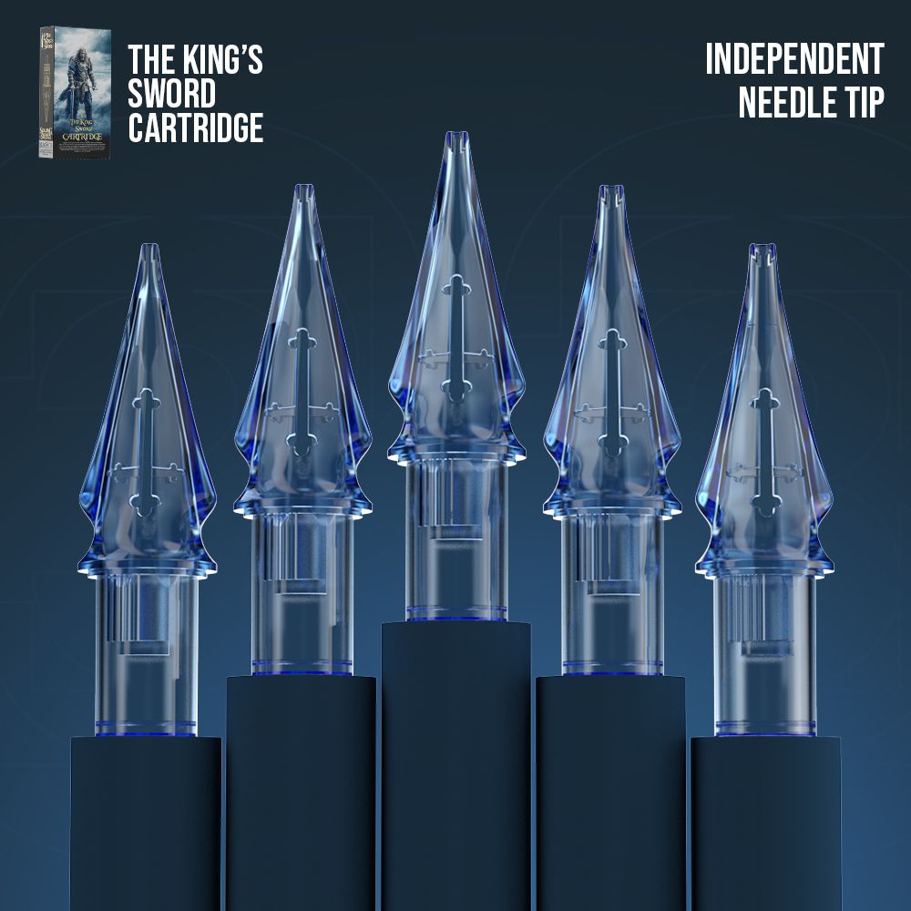 The King's Sword Tattoo Needle Cartridge Round Shader RS
