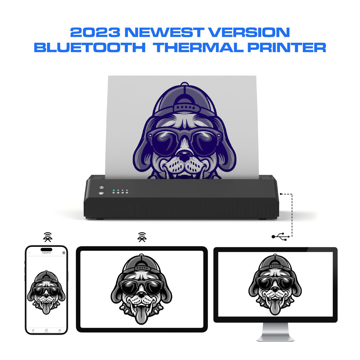 Stigma Bluetooth Tattoo Transfer Stencil Printer Thermal Copier Machin –  Hawink