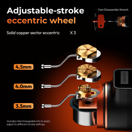 Hawink Wireless Tattoo Machine Brushless Motor 3.5-4.5mm Strokes Length | H1