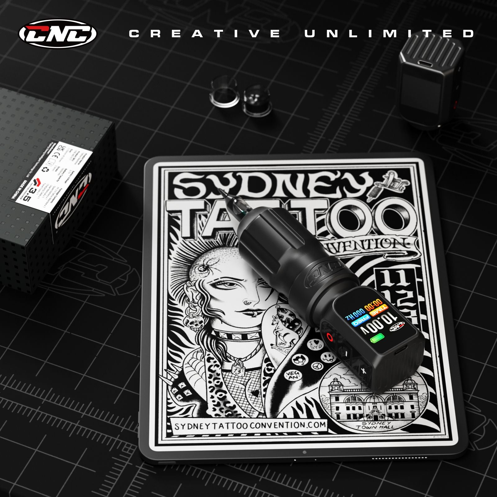 CNC Wireless Tattoo Machine Pen E77 – Hawink