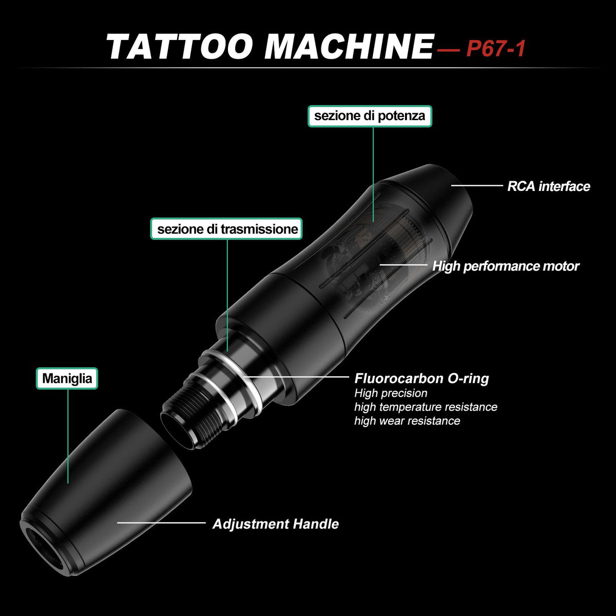 Hawink Rotary Tattoo Machine Pen P67