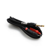 Silicone Soft Tattoo Clip Cord for Tattoo Machines 1.8m Black