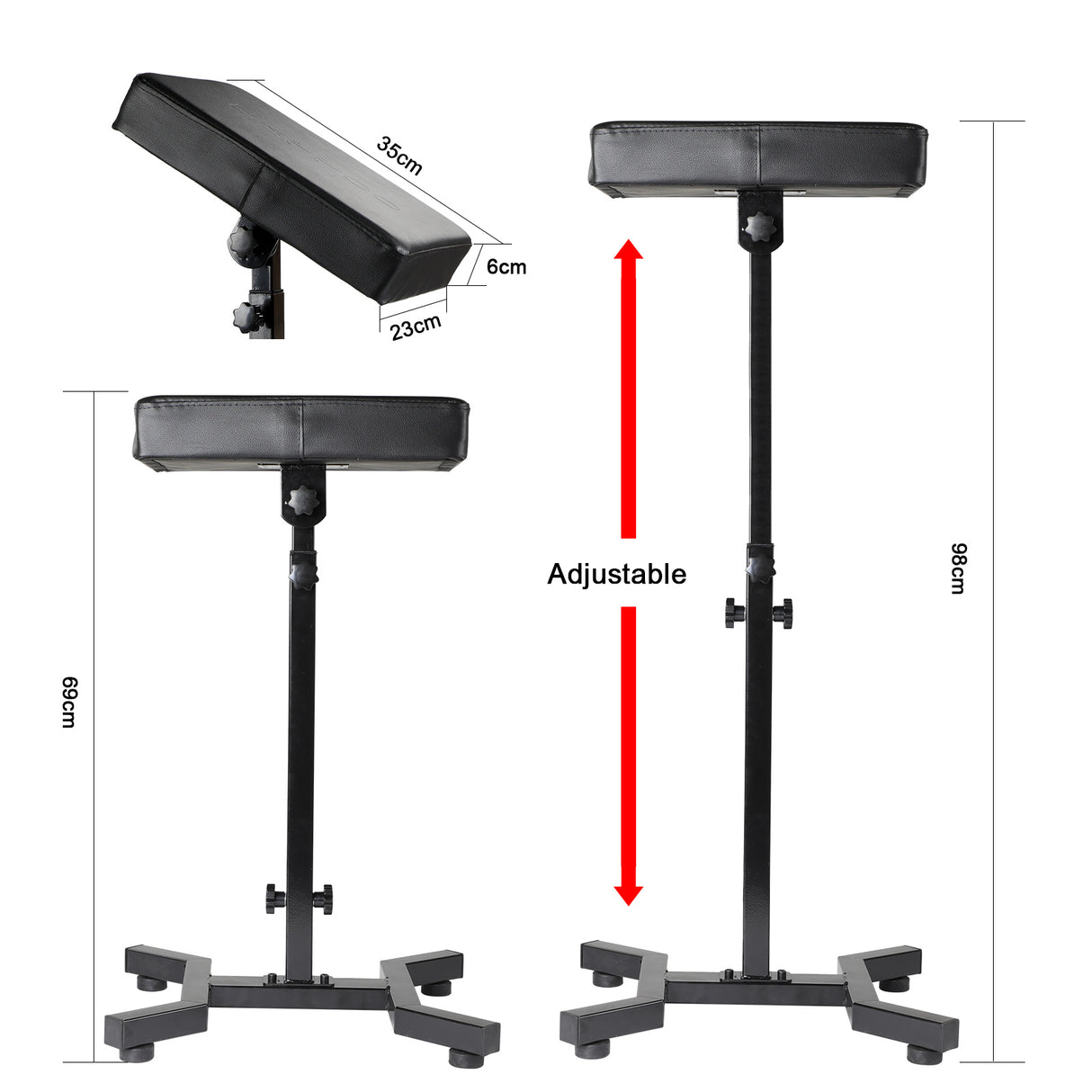 Tattoo Armrest Stand Leg Rest Heavy Duty TA221